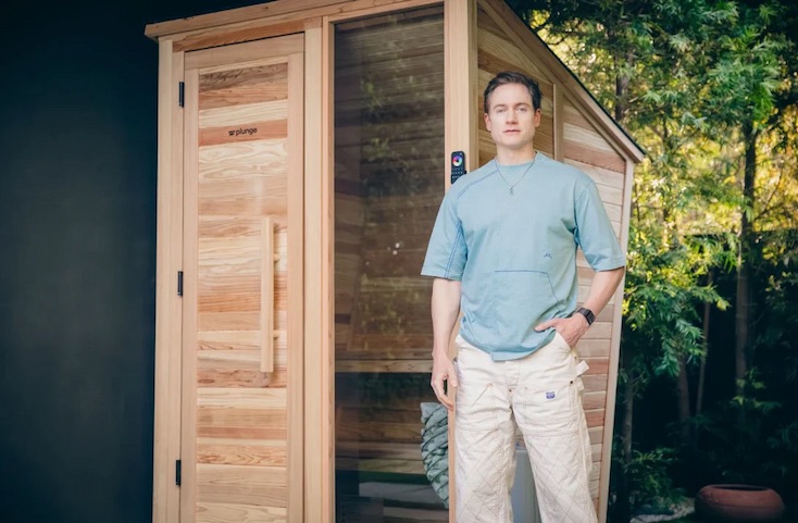 The Plunge dry sauna I use at home